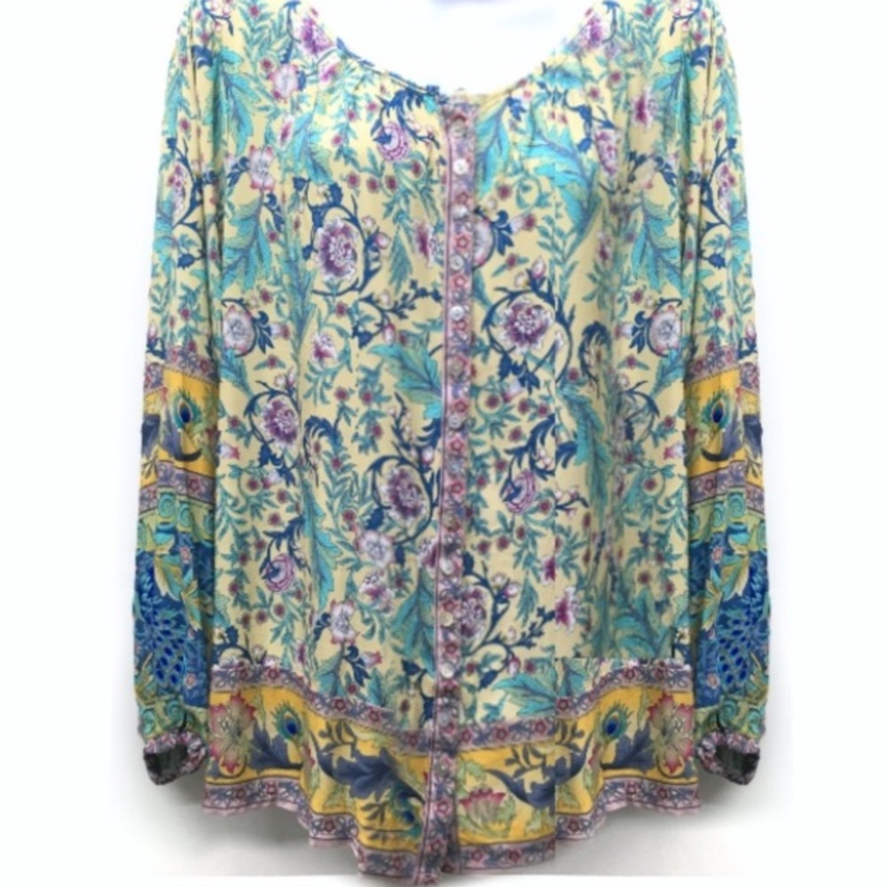 Opal Oasis BLOUSE Top NEW - Picture 5 of 6